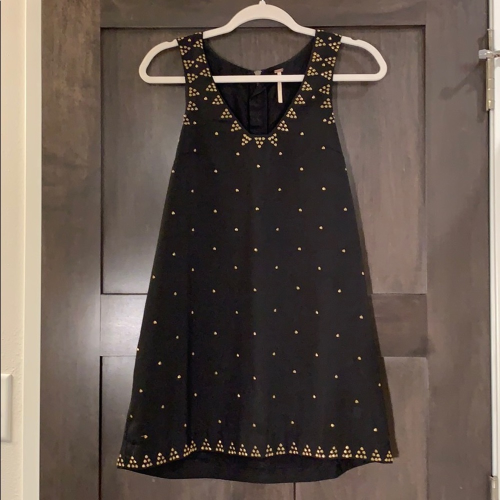 Free People Black Mini Dress